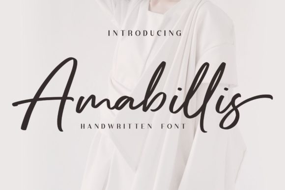 Amabillis: A Script Font for Small Business Branding