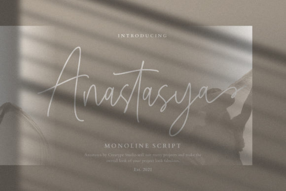 Anastasya Script: The Premium Typeface for Modern Brands