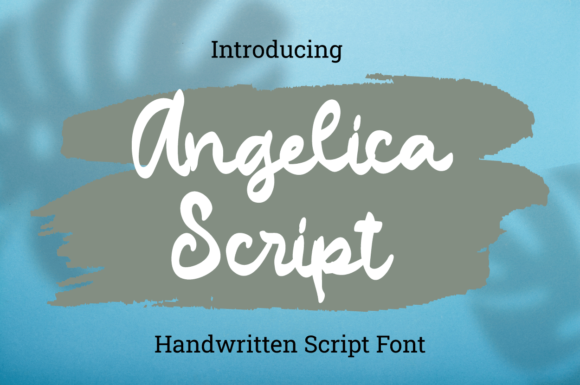 Angelica Script: A Refined Handwritten Typeface for Editorial Design