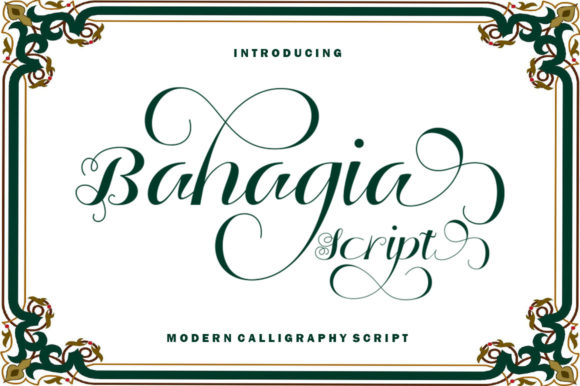 Bahagia Script: A Typeface for Branding