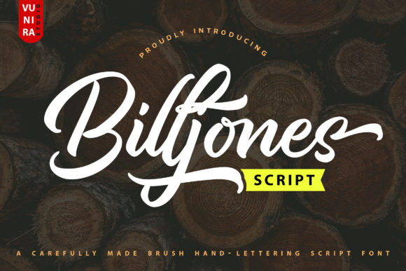 Billjones Brush Hand-Lettering Script Typeface Review