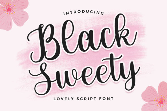 Black Sweety Script: A Premium Font for Web Design