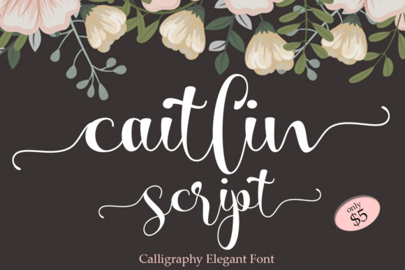 Caitlin Script: A Delicate Typeface for Editorial Design