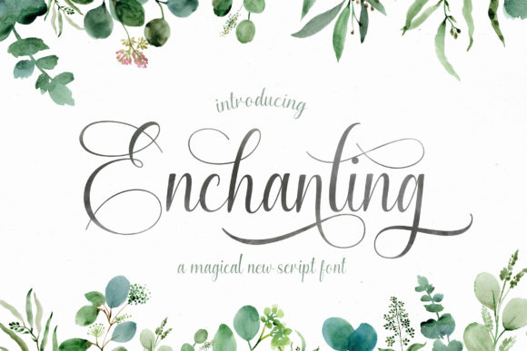 Enchanting Script Font for Small Business Branding