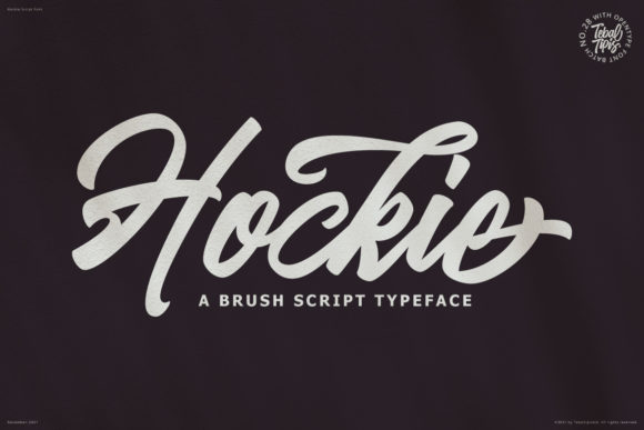 Hockie Script: A Bold Retro Typeface for Web Design