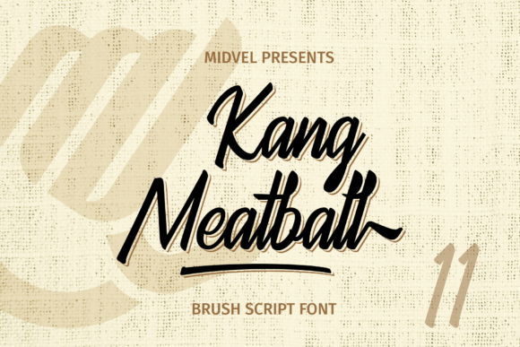 Kang Meatball Script: A Bold Typeface for Web Design