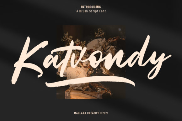 Katvondy Marker Brush Script Font for Bold Designs