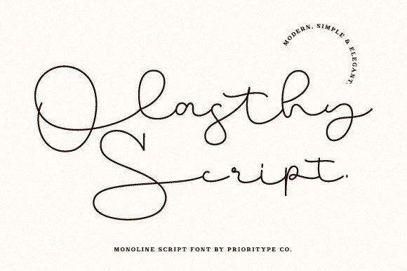 Olasthy Script: The Handwritten Typeface for Marketers