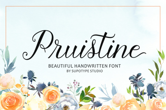 Pruistine Script: A Refined Typeface for Editorial Design