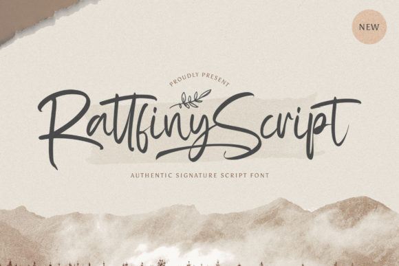 Rattfiny Script: The Elegant Typeface for Campaigns