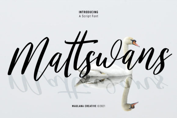 Reviewing Mattswans Script: A Flowing Typeface for Brand Identity
