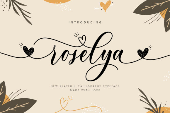 Roselya Script Font: A Soft Touch for Editorial Design