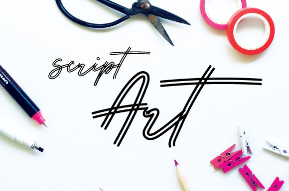 Script Art: A Modern Typeface for Small Business Branding