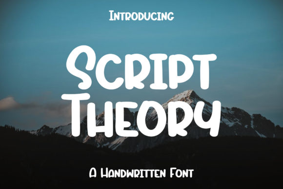 Script Theory: A Handwritten Font for Brand Identity