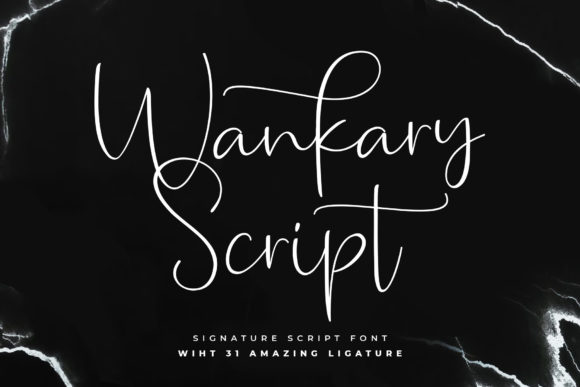 Wankary Script: The Handwritten Font for Bold Campaigns